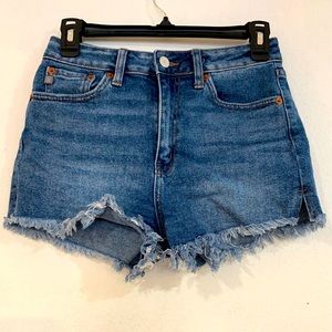 High Waist Denim Shorts